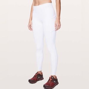LULULEMON SPEED UP TIGHT WHITE LEGGINGS SIZE 4